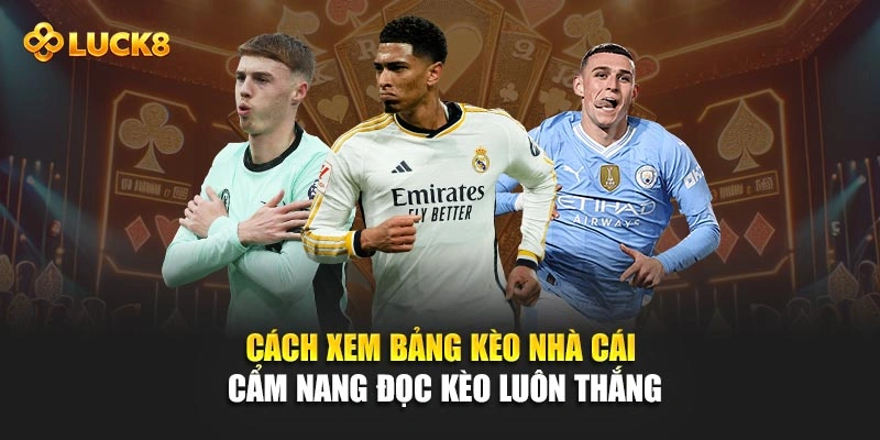 Cách Xem Bảng Kèo Nhà Cái - Cẩm Nang Đọc Kèo Luôn Thắng